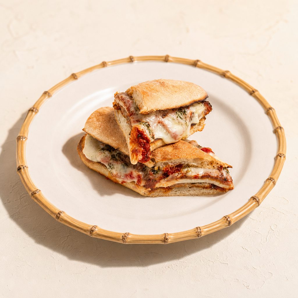 Single Chicken Parm Sandwich.