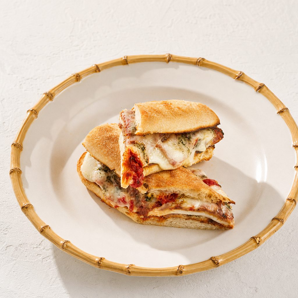 Double Chicken Parm Sandwich.