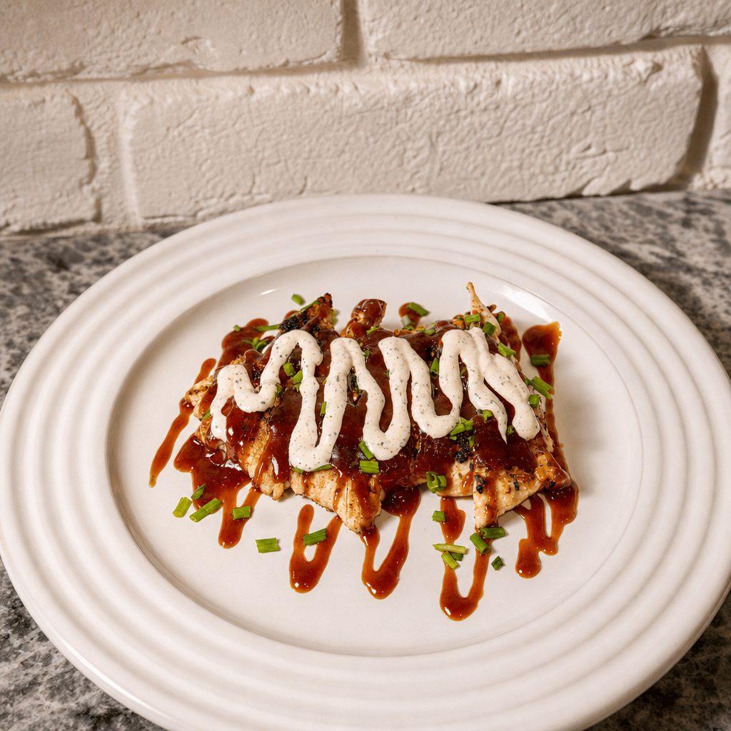 BBQ Chicken Plate.