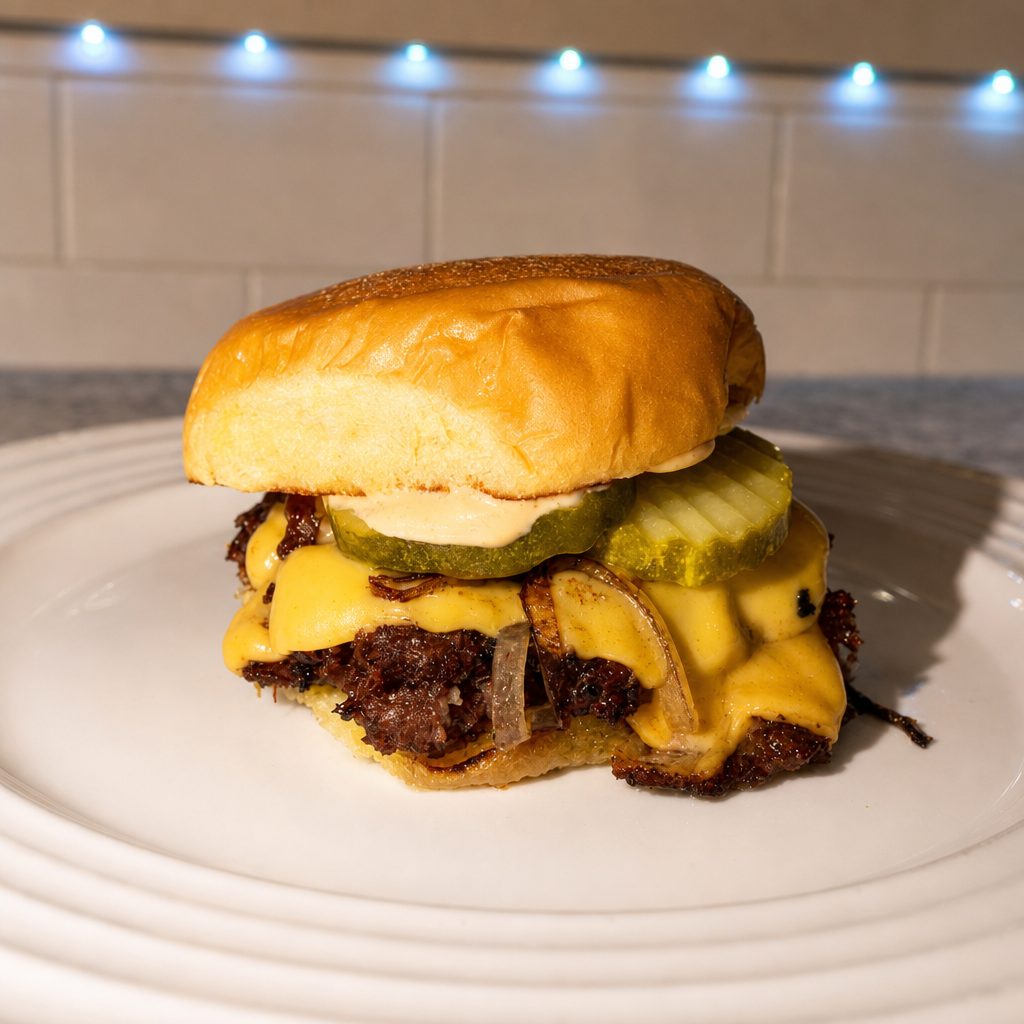 Double Classic Wagyu Smash Burger.