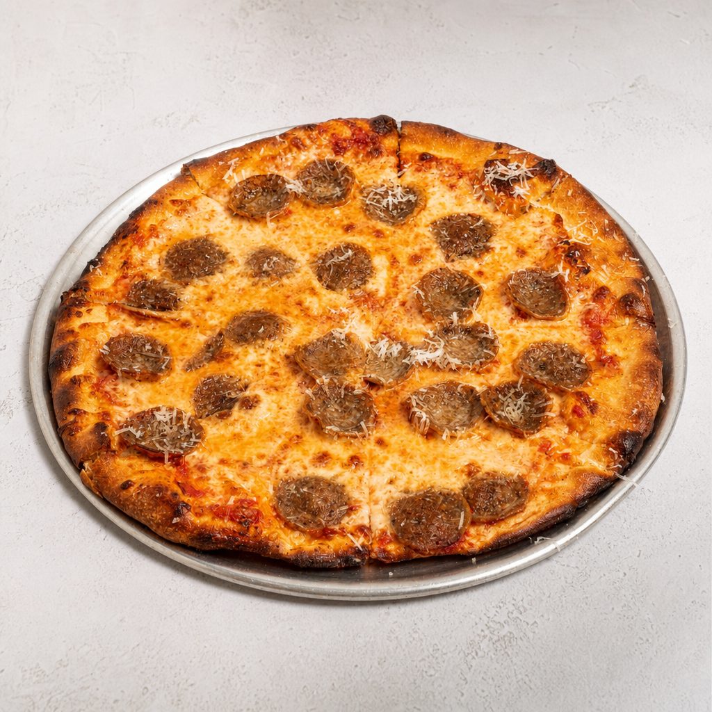 12" Sausage Pizza.